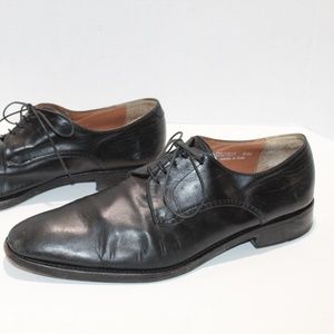 Franceschetti Leather Black Oxford Plain Toe Sz 11